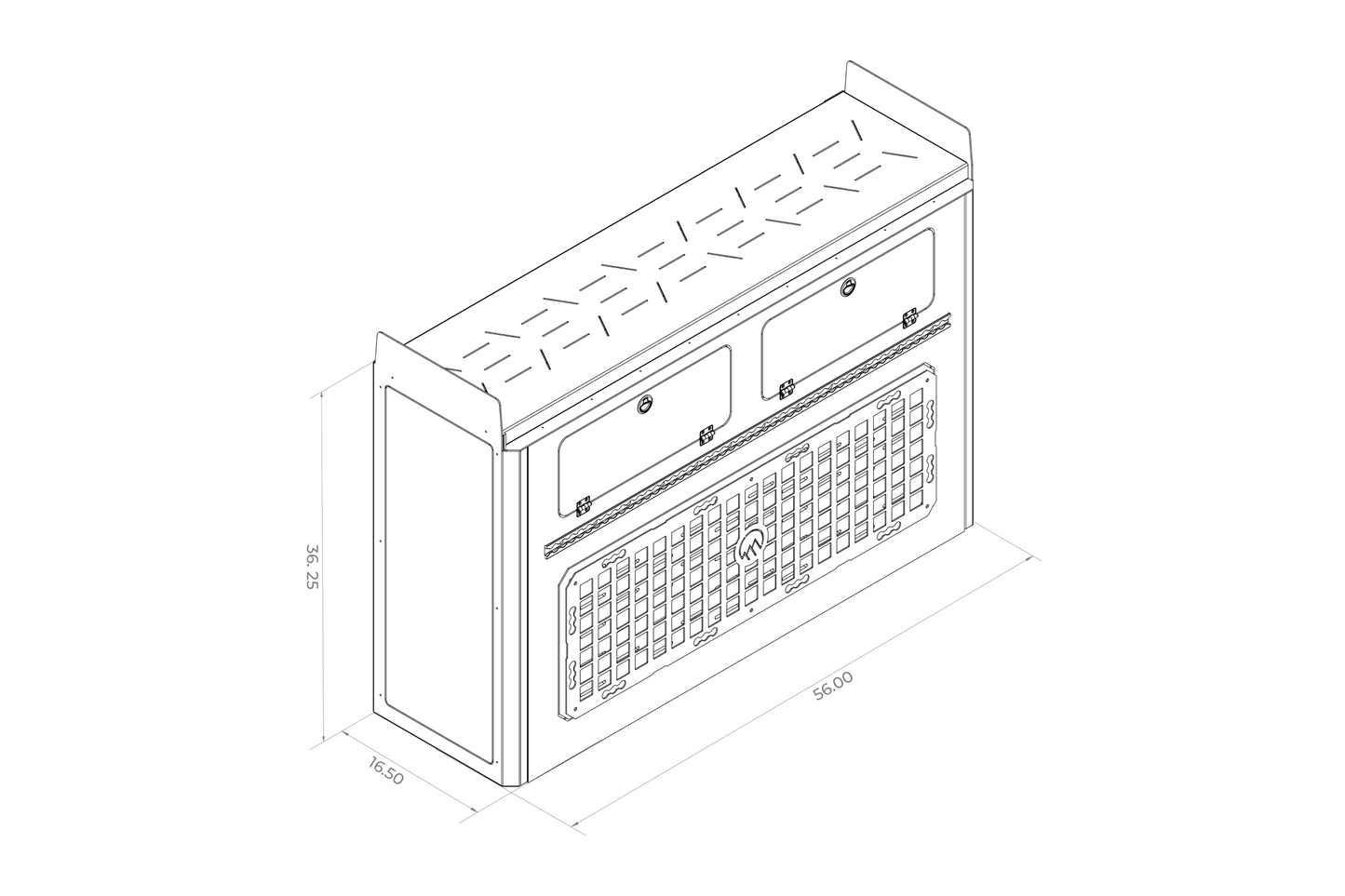 Sprinter Van Universal Utility Cabinets