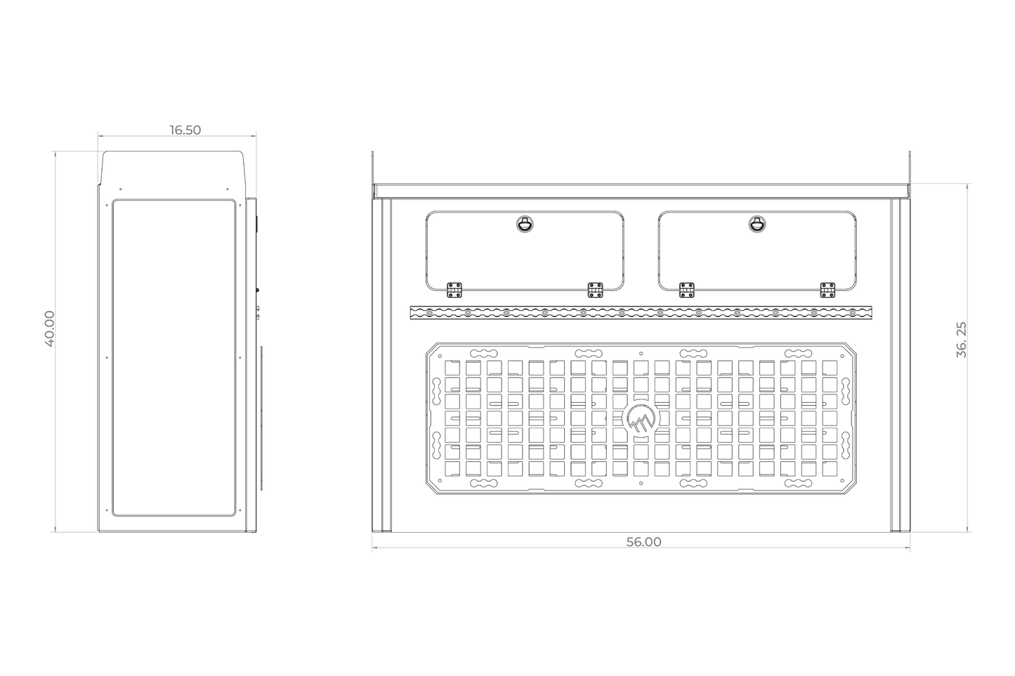 Sprinter Van Universal Utility Cabinets