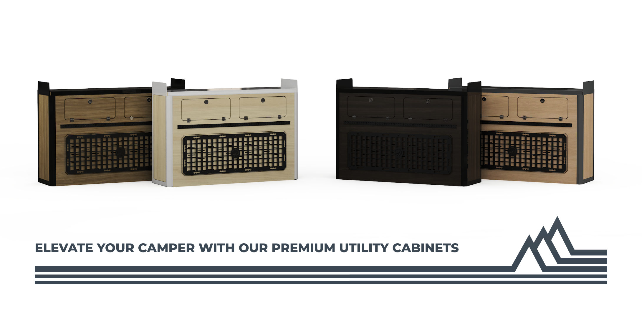 Sets of premium utility cabinets 