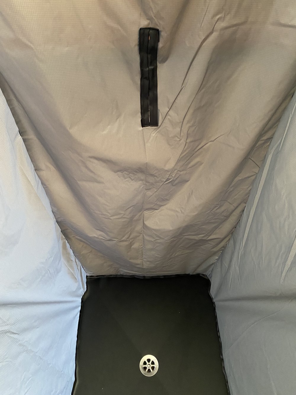 Tetravan In-Floor Shower Pan STAINLESS STEEL