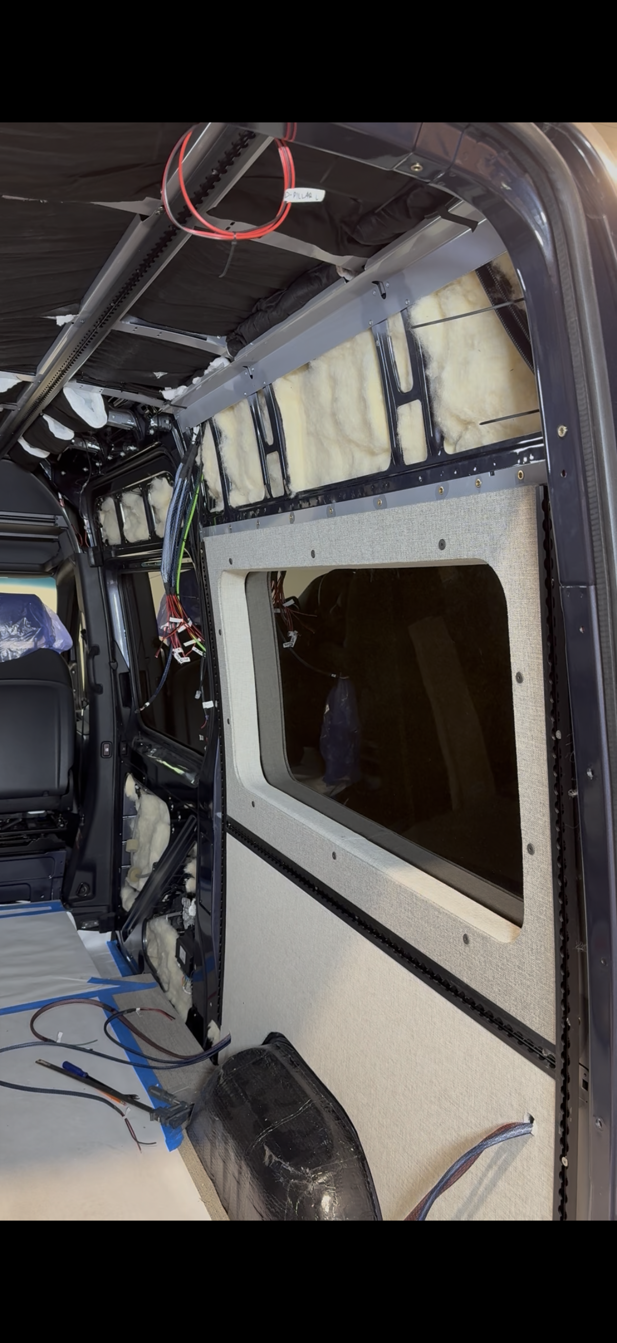 Sprinter 144 Innie Pocket Sleeper Pair (Rear Quarter Window Trim Rings)